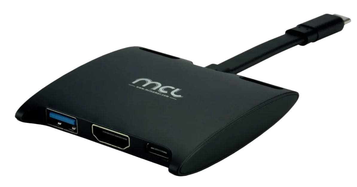 MCL Samar Station d’accueil 3 ports USB-C 3.1, vue 1