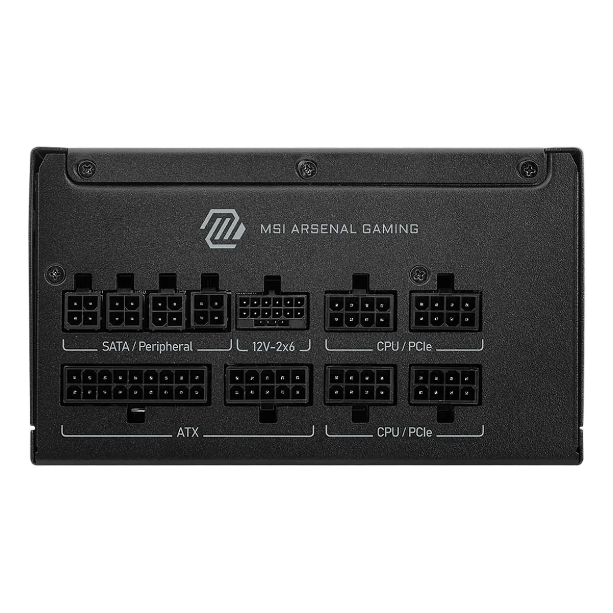 MSI ATX 1000W - 80+ Gold - MAG A1000GLS PCIE5 Noir, vue 3