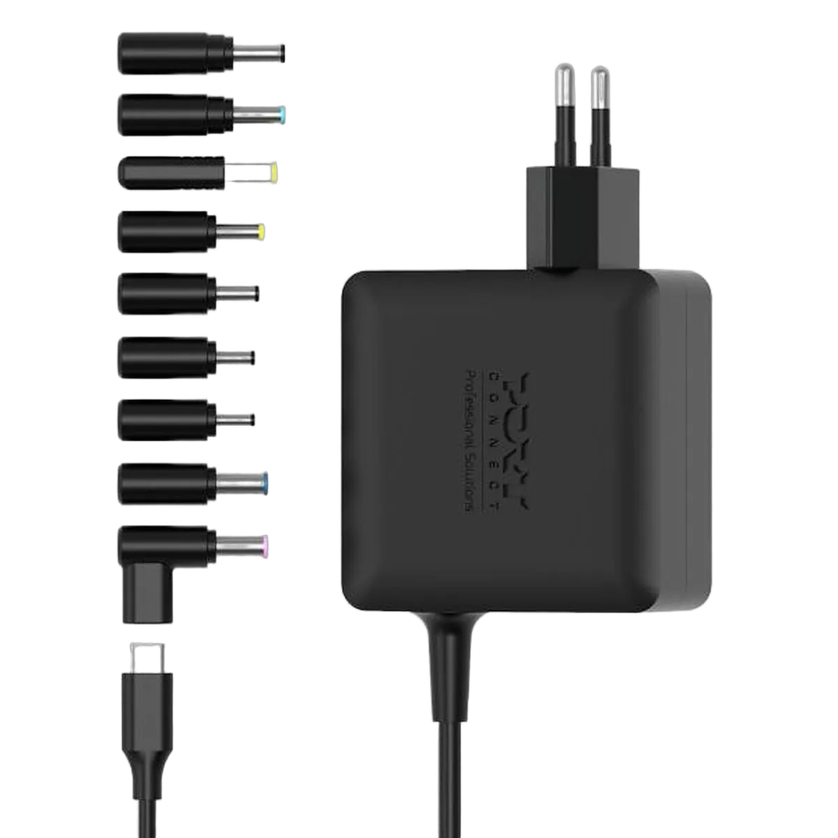 Port Alimentation secteur Universelle GaN 100W - USB-C - 9 embouts, vue 1