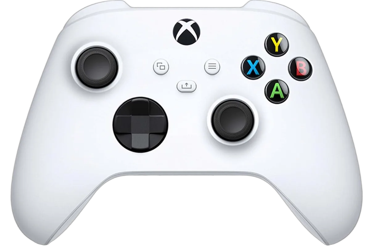 Microsoft Manette Xbox - Robot White - Sans fil, vue 1