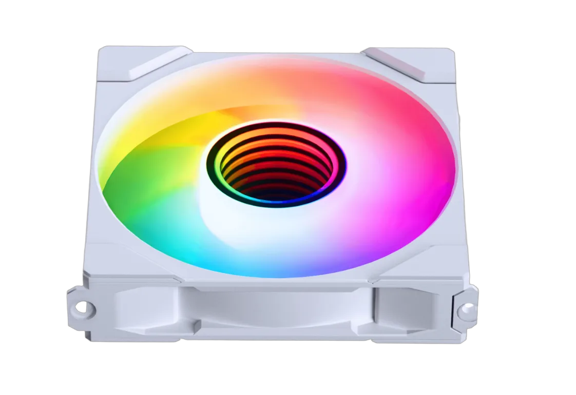 Phanteks M25 Gen2 PWM Reverse Blade Blanc 120mm D-RGB, vue 3