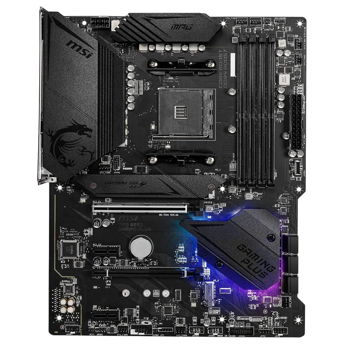 MSI MPG B550 GAMING PLUS, vue 5