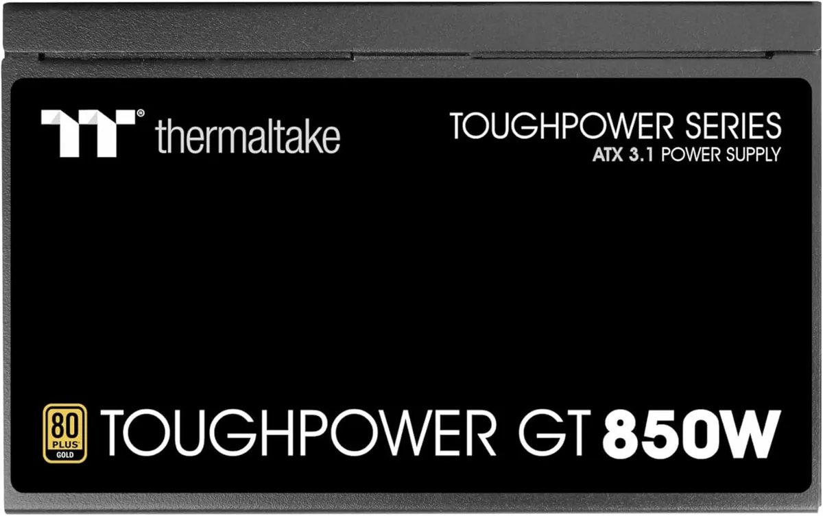 Thermaltake ATX 3.1 850W - 80+ Gold - Toughpower GT FM - Noir, vue 3