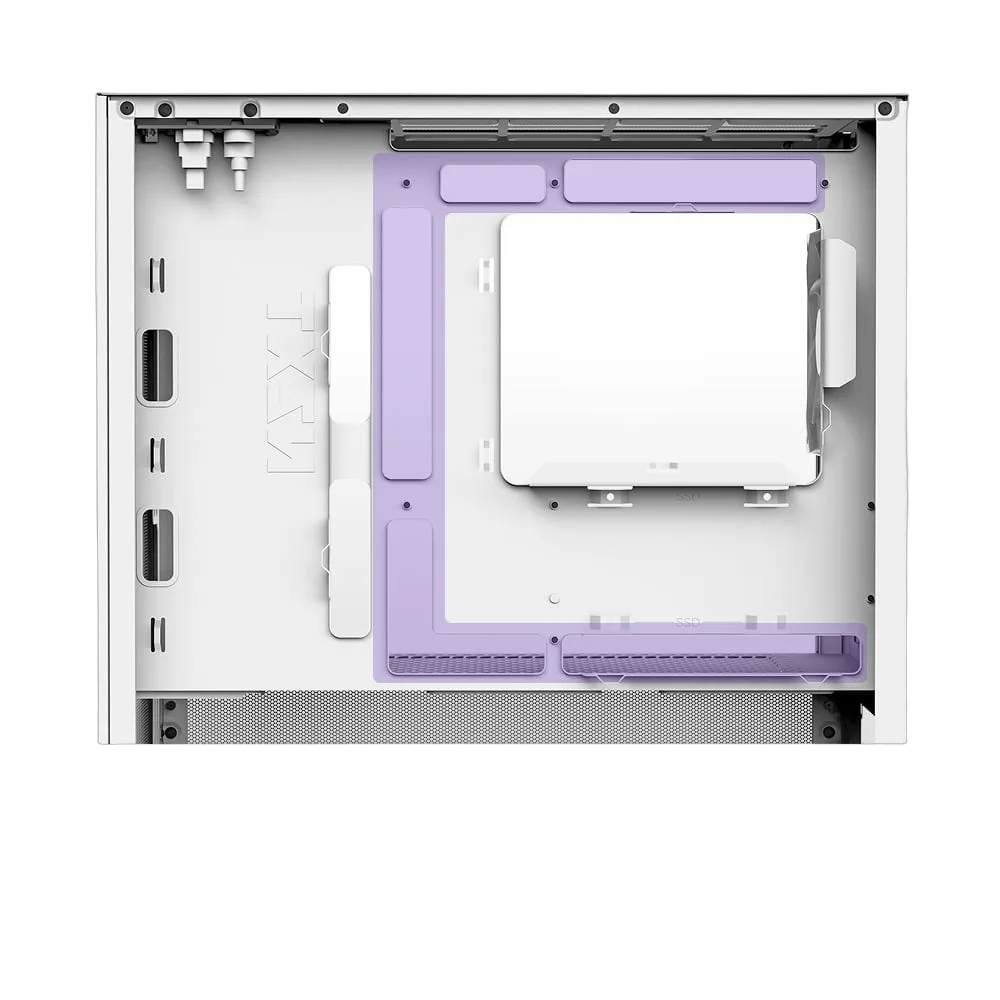 NZXT H3 Flow Blanc - MT/Sans Alim/mATX, vue 11
