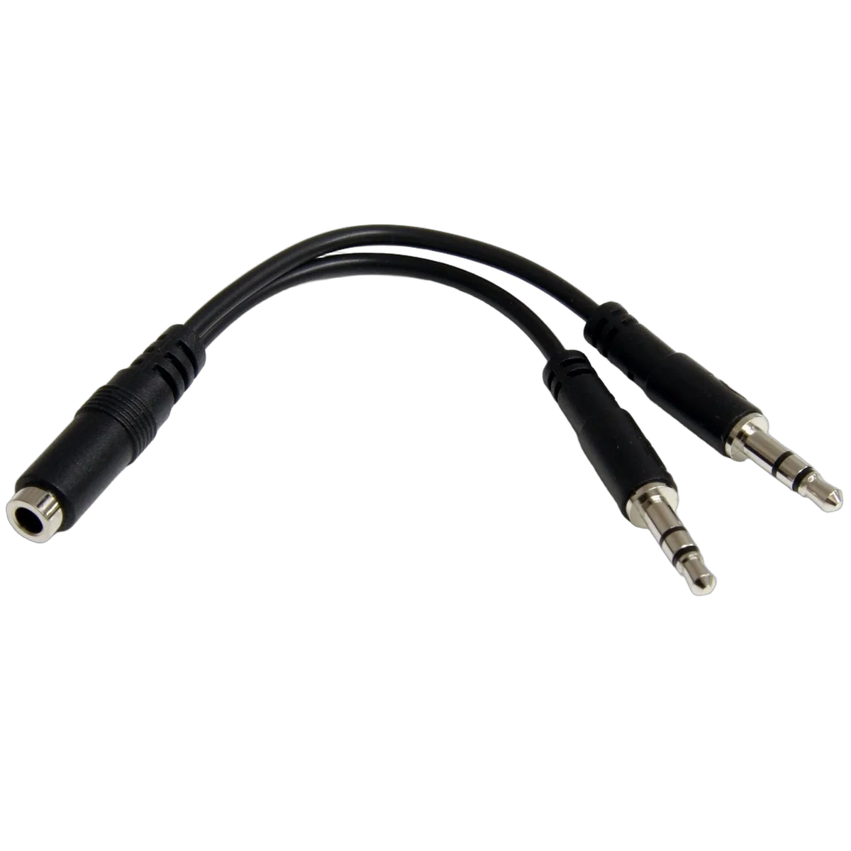 StarTech Câble casque Jack 3,5mm mâle/femelle - 0,13m, vue 1