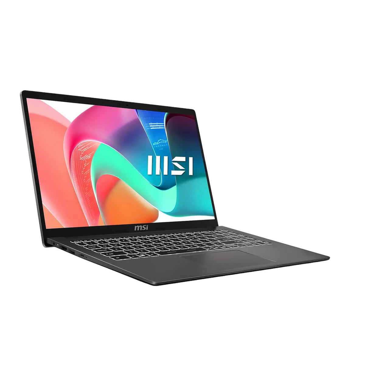 MSI Modern 15 F1MG - 15.6" FHD Core 5 120U 16Go 512Go W11P avec clavier retroéclairé, vue 2