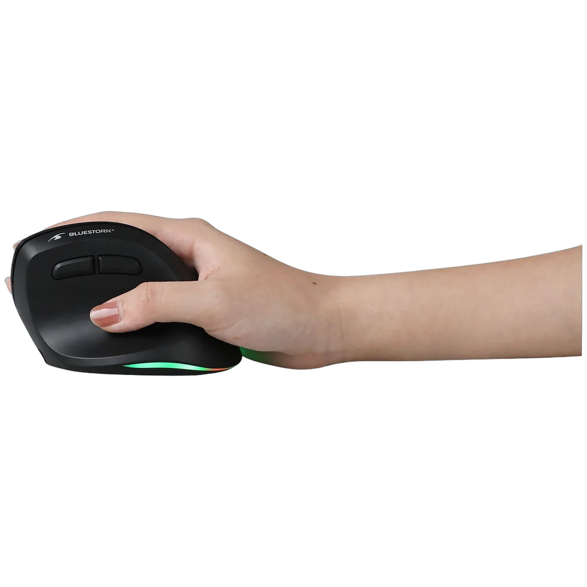 Bluestork Ergo Lumi - Sans-Fil - RGB - Noir, vue 2
