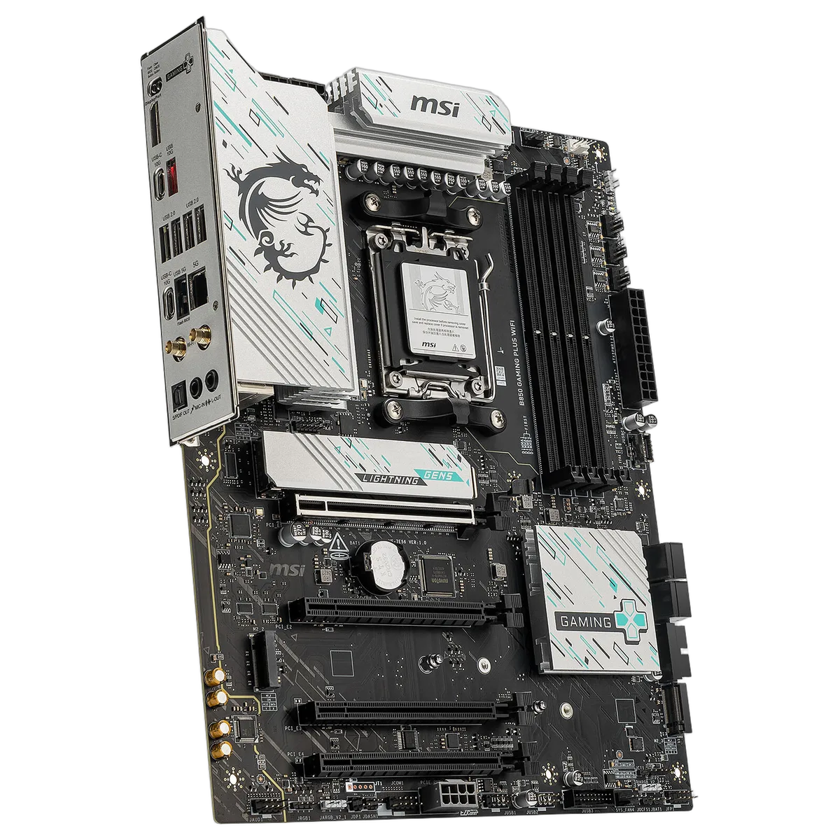 MSI B850 GAMING PLUS WIFI, vue 2