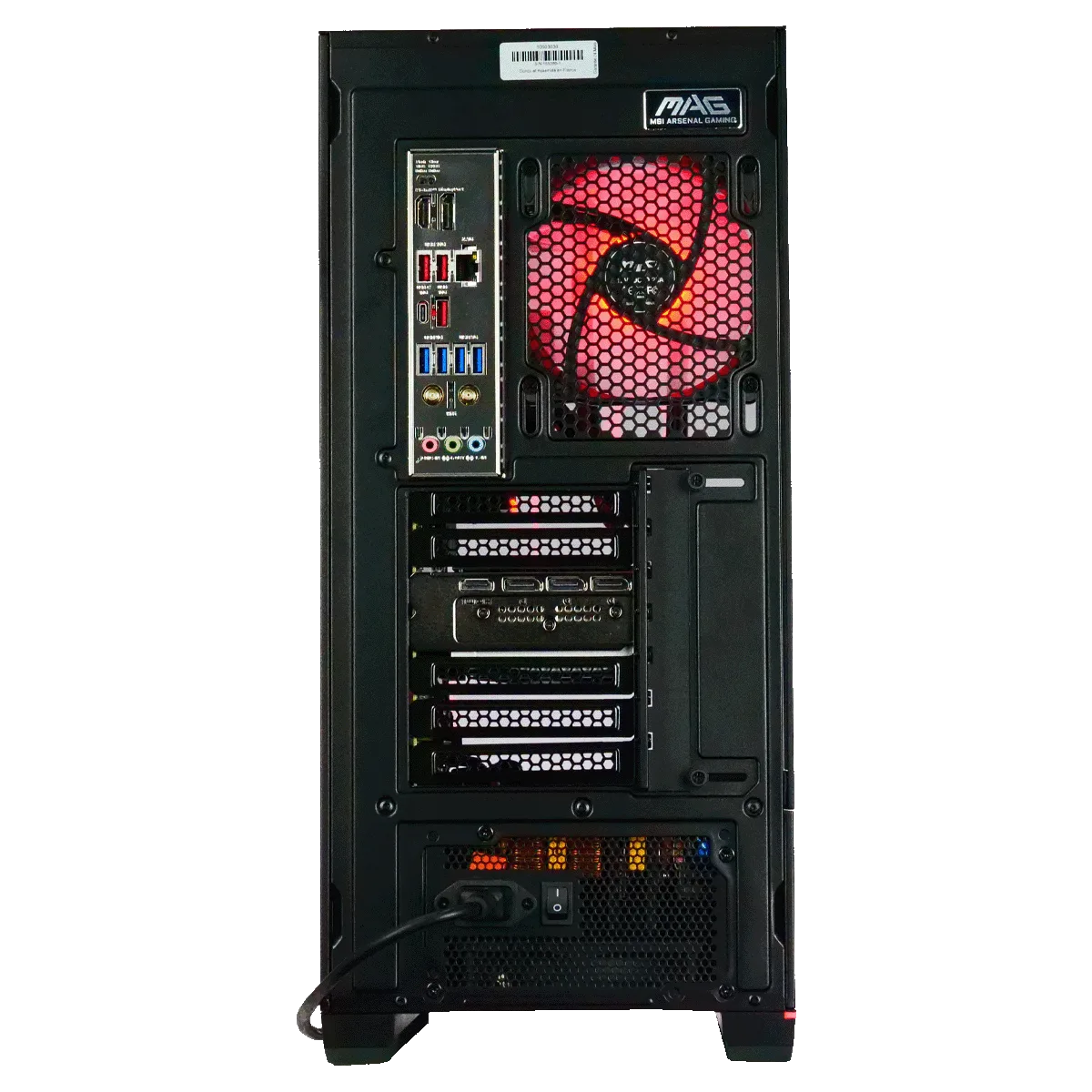 BAHAMUT - R7-8700F/5070/32Go/1To - CYB, vue 6