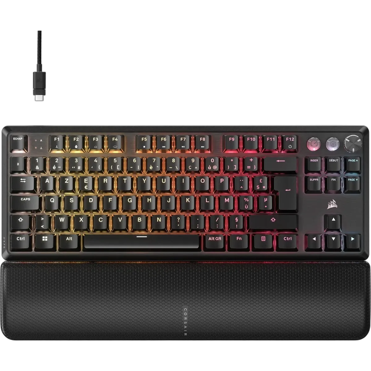 Corsair K70 PRO TKL - Magnétique - Filaire - RGB - Noir, vue 1