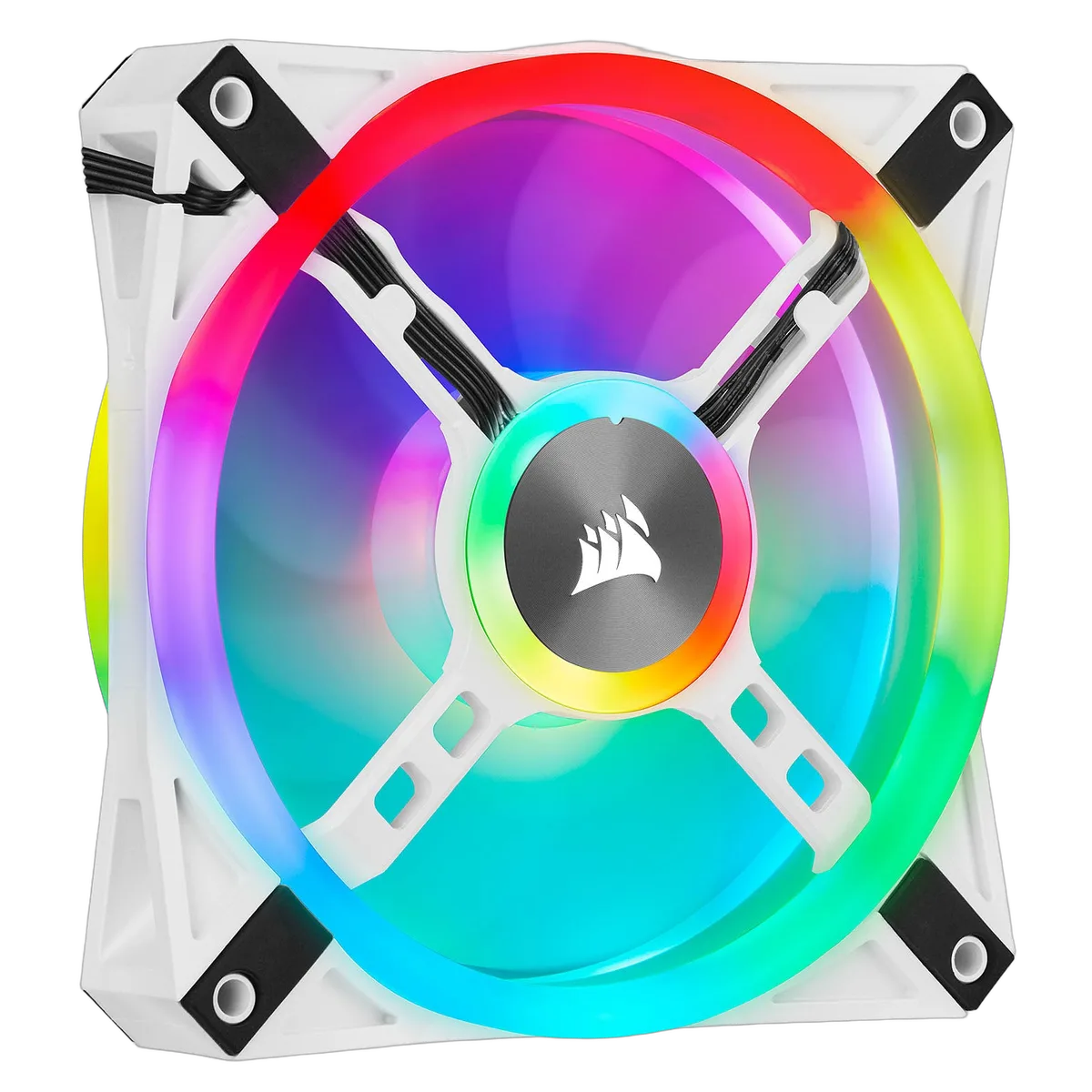 Corsair iCUE QL120 RGB Blanc 120mm - CO-9050103-WW, vue 5