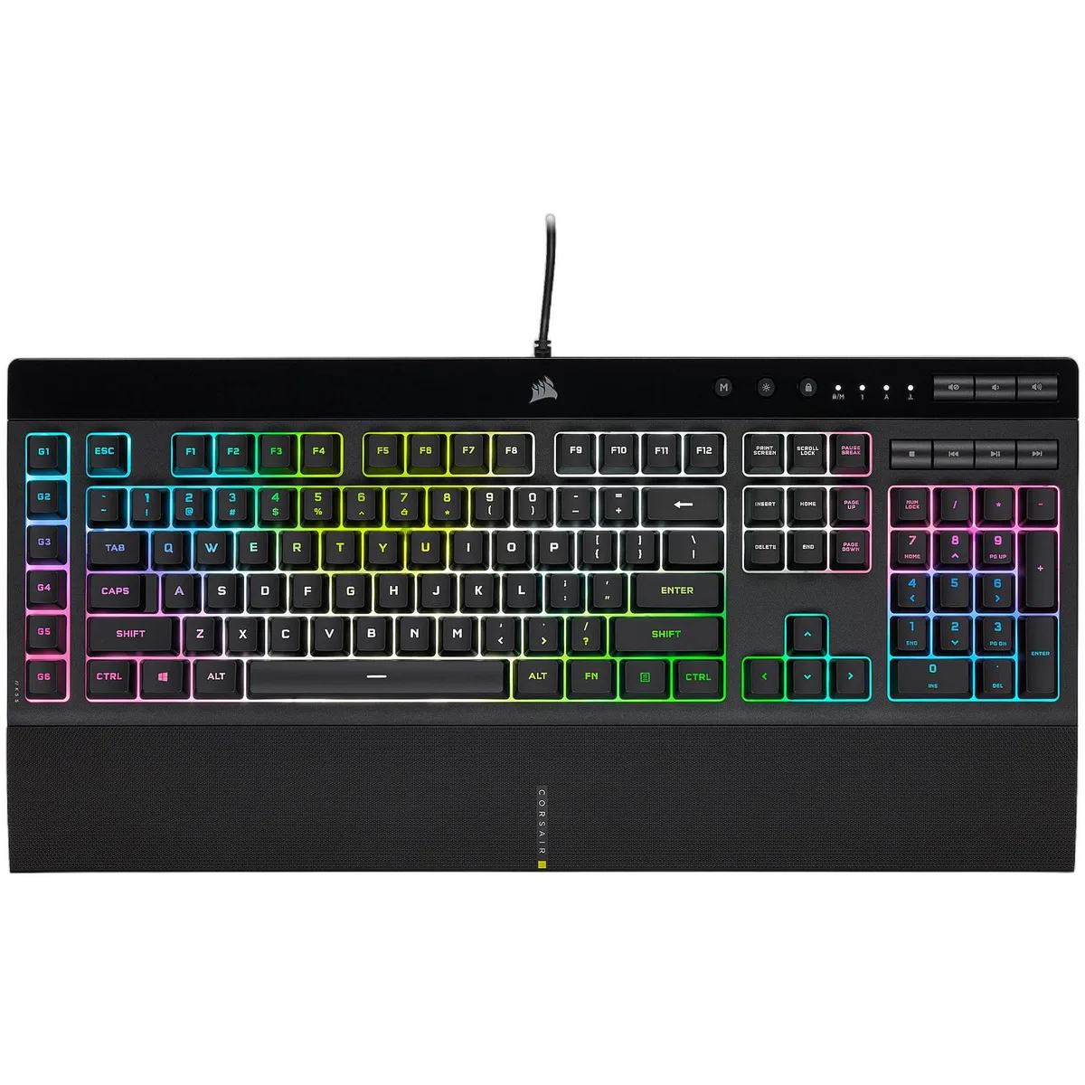 Corsair K55 PRO - Membrane - Filaire - RGB - Noir, vue 5