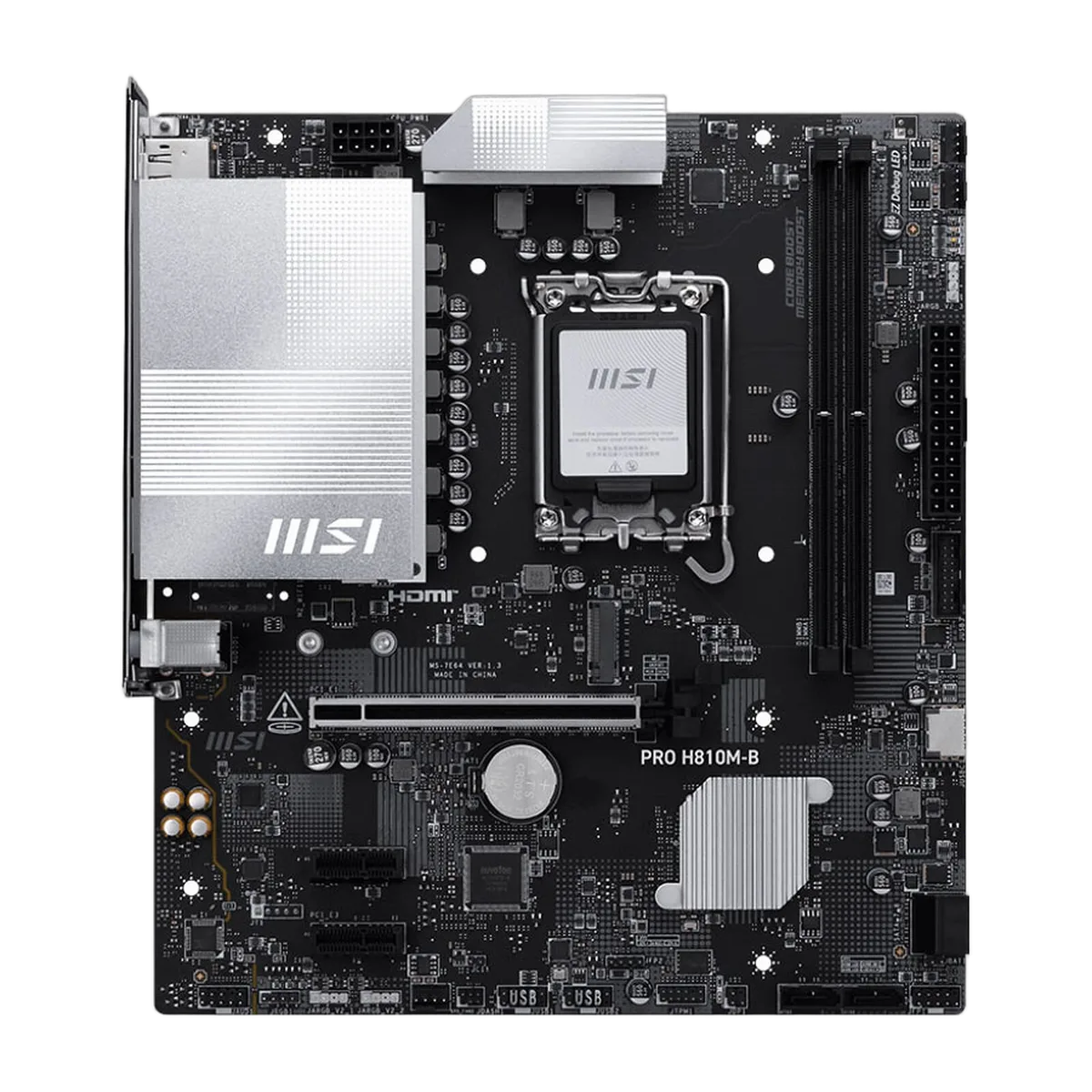 MSI PRO H810M-B, vue 3