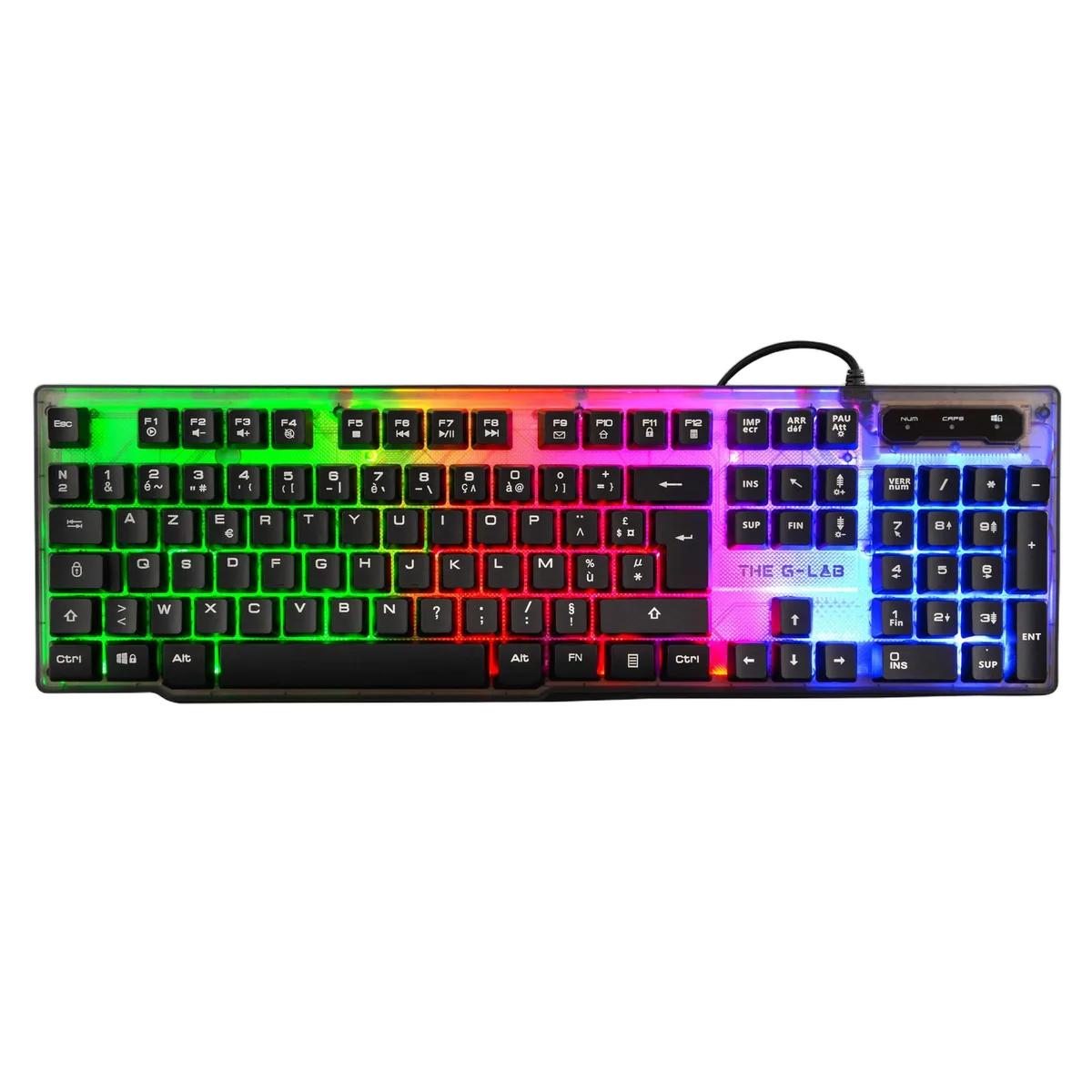The G-LAB Keyz Neon - Membrane - Filaire - RGB - Noir, vue 4