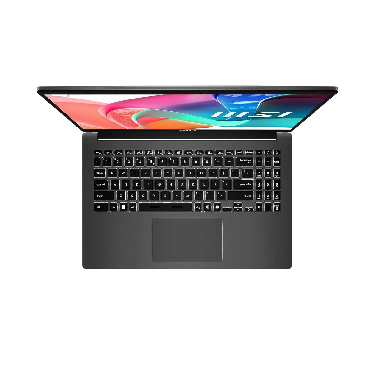 MSI Modern 15 F1MG - 15.6" FHD Core 5 120U 16Go 512Go W11P avec clavier retroéclairé, vue 3