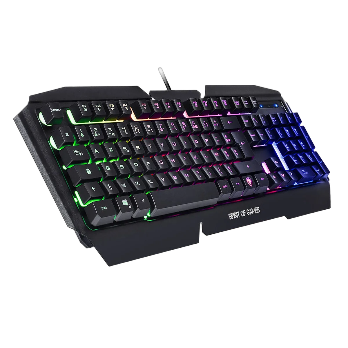 Spirit Of Gamer PRO-K5 - Membrane - Filaire - RGB - Noir, vue 5