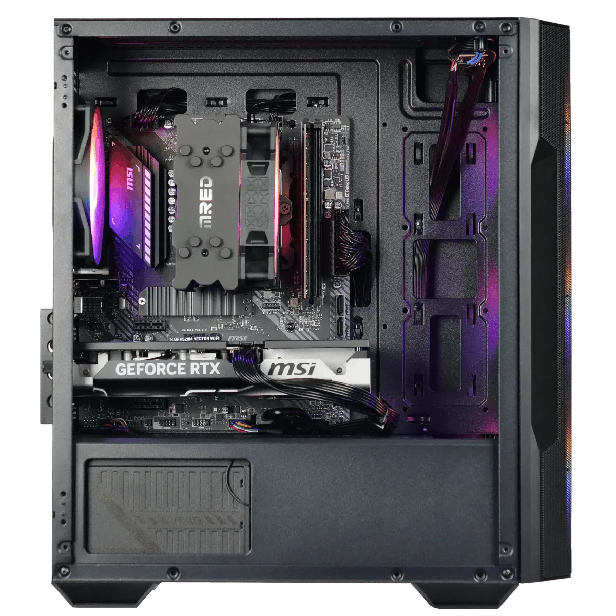 LITTLE RAPTOR - R5-5500/5060Ti-8G/16Go/500Go, vue 2