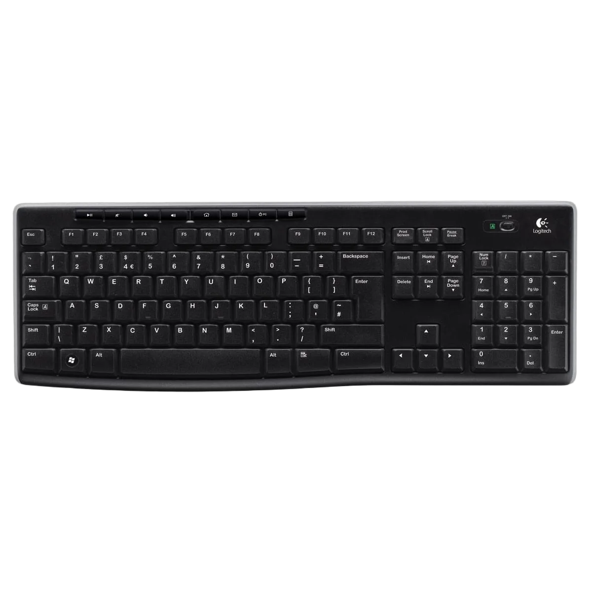 Logitech K270 - Membrane - Sans-Fil - Noir, vue 1
