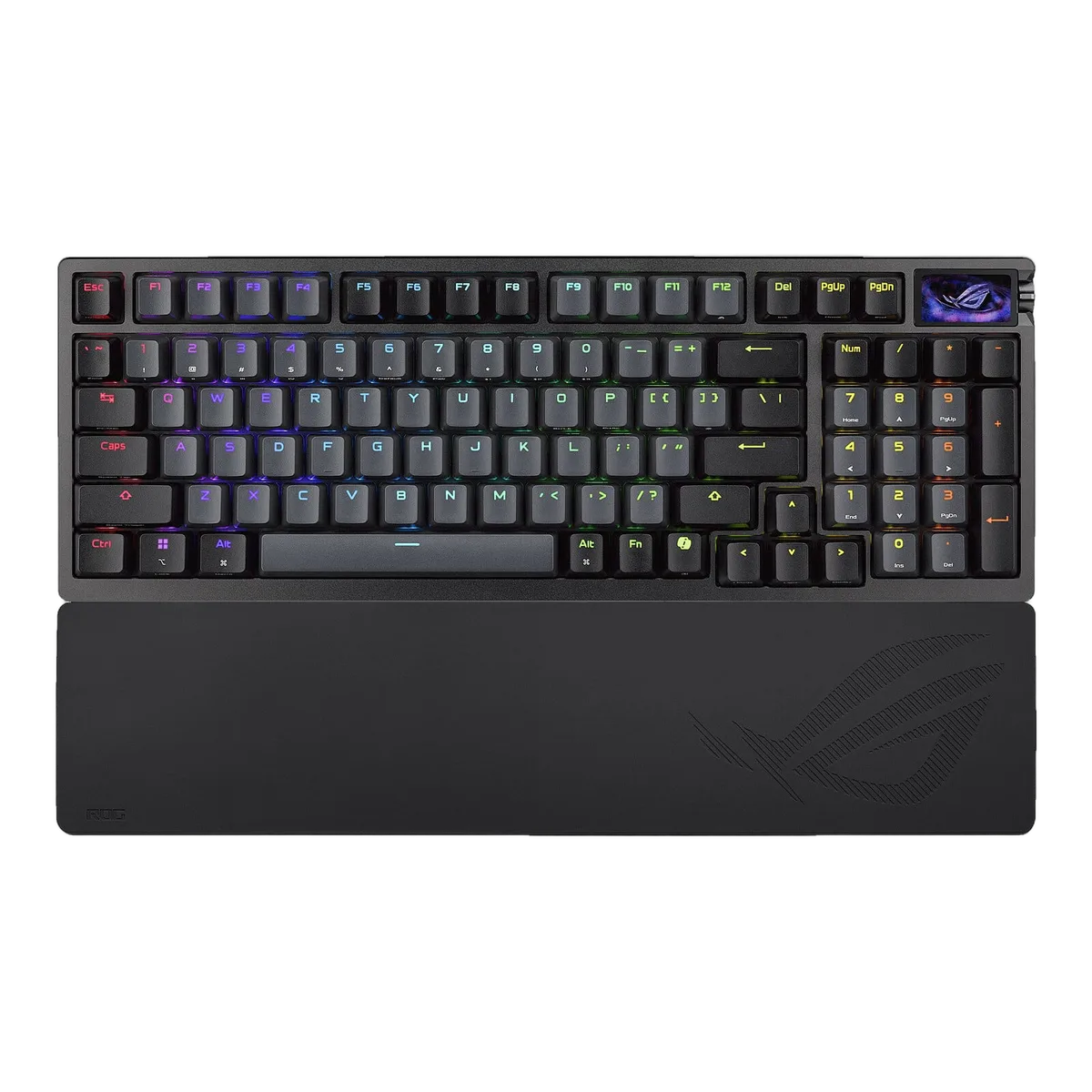 Asus ROG Azoth 96 HE - Magnétique - Sans-Fil - RGB - Noir, vue 1
