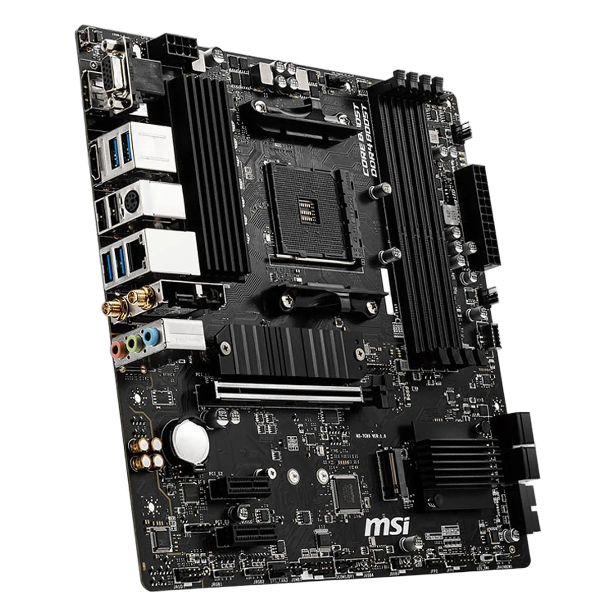 MSI B550M PRO-VDH WIFI, vue 3