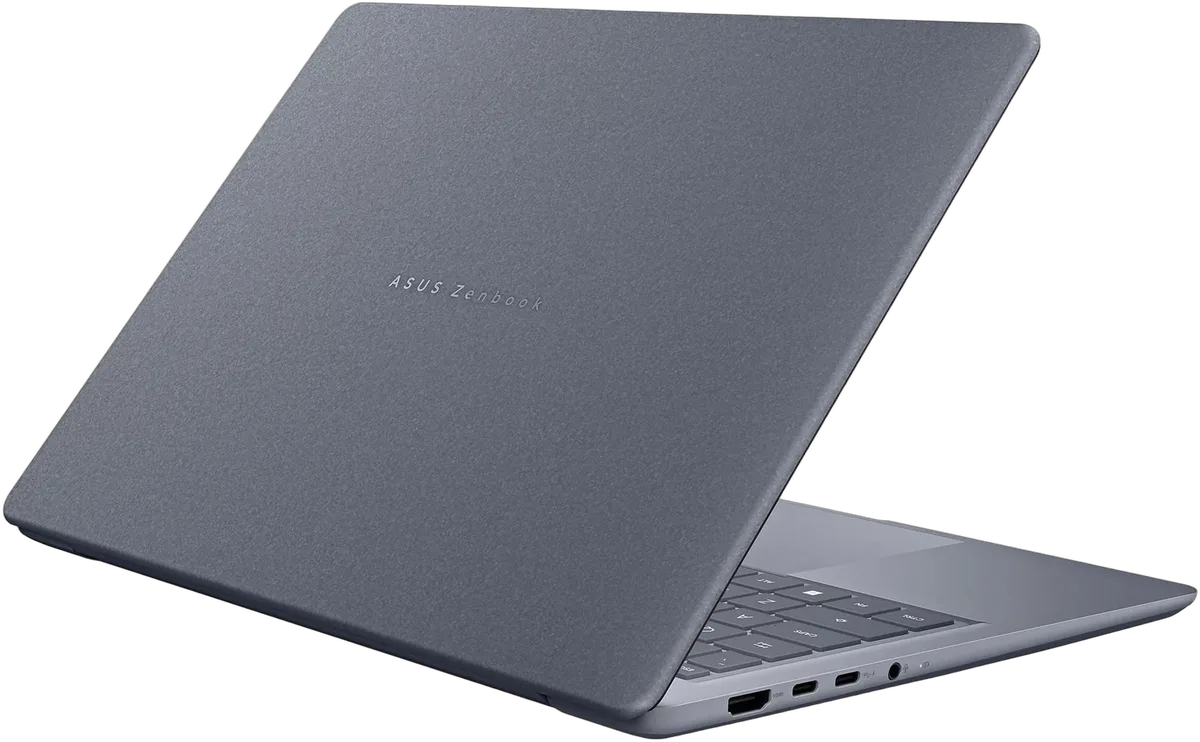 Asus Zenbook UX3480QA-ISSU11W - 14" OLED FHD+ Snapdragon X X1-26-100 8Go 256Go W11, vue 3