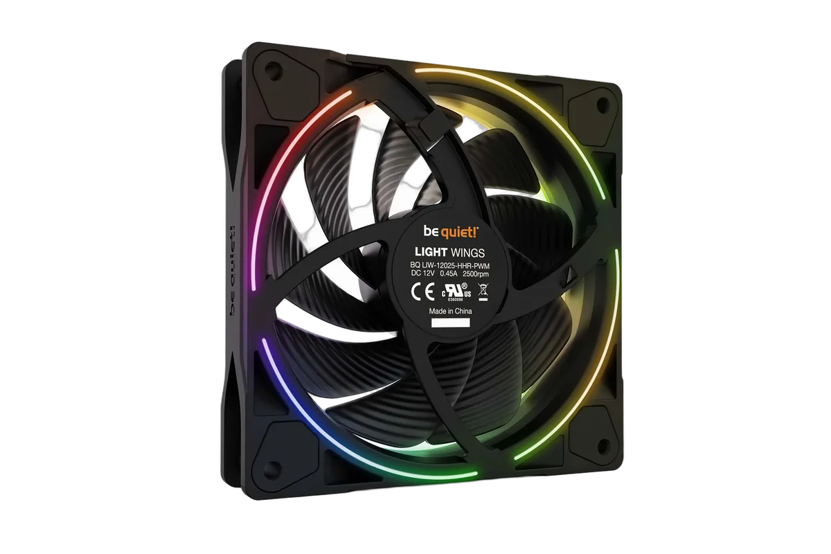 be quiet! Light Wings 120mm PWM ARGB High Speed, vue 3
