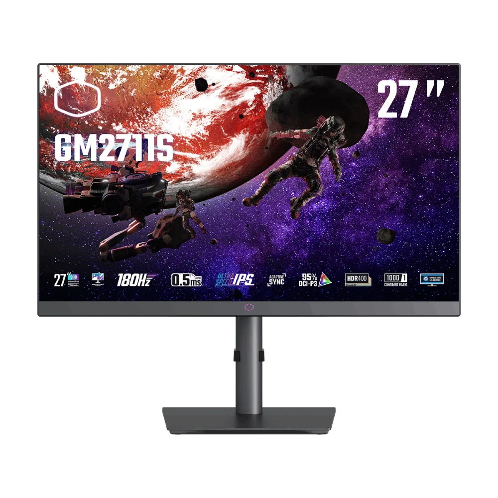 Cooler Master GM2711S - 27" QHD 180Hz IPS 0.5ms HDR400 Adaptive Sync-Seconde Vie, vue 1