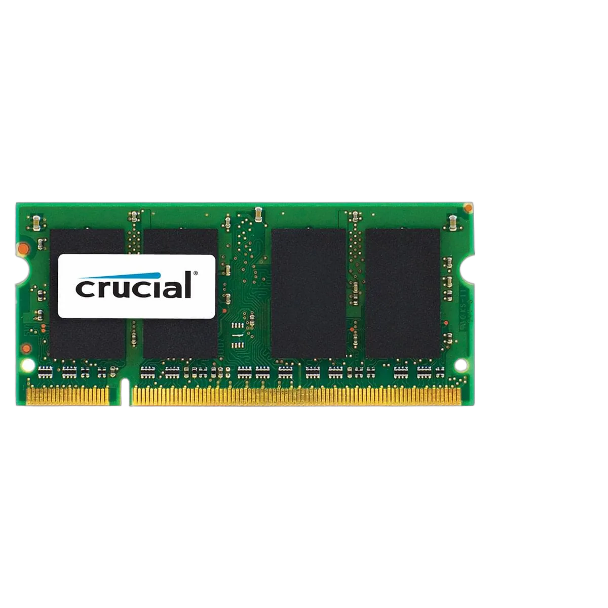 Crucial SO-DIMM 2Go DDR3 1066 for MAC CT2G3S1067MCEU, vue 1