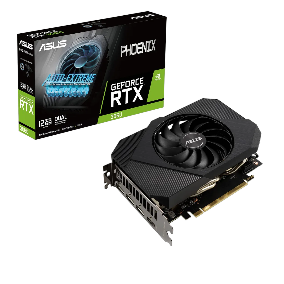 Asus Carte Graphique PH-RTX3060-12G-V2 -Seconde Vie, vue 1