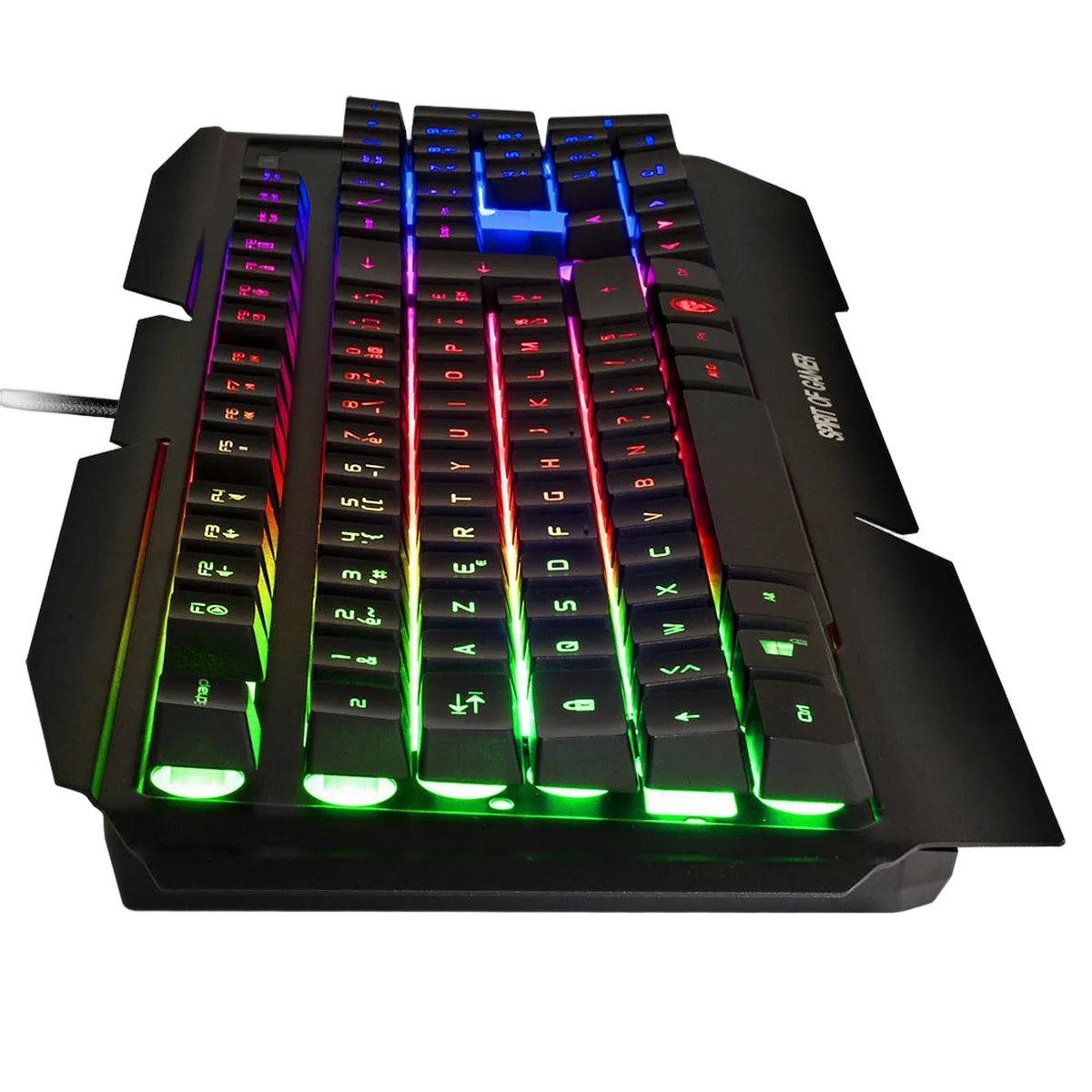 Spirit Of Gamer PRO-K5 - Membrane - Filaire - RGB - Noir, vue 2