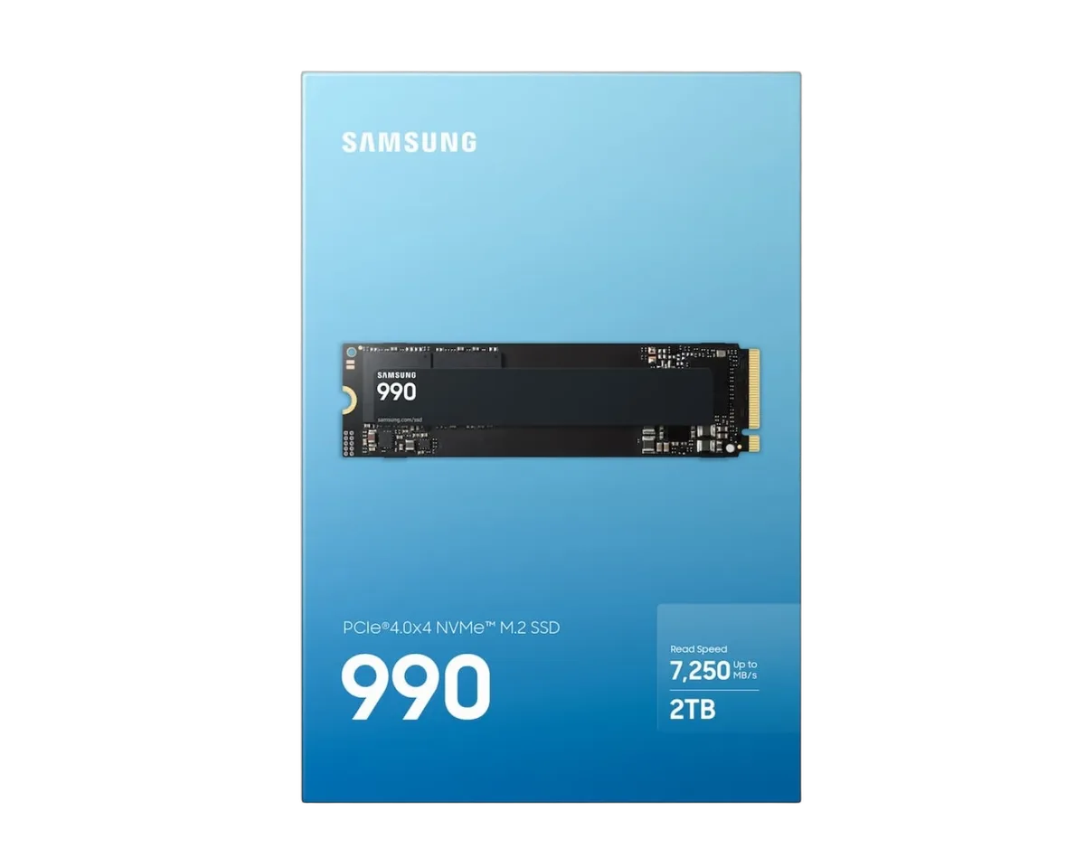 Samsung 990 2To NVMe M.2, vue 4