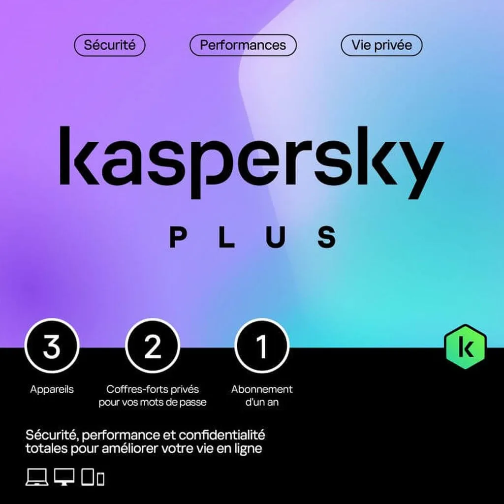 Kaspersky Antivirus Plus Boîte - 1 An / 3 PC, vue 1