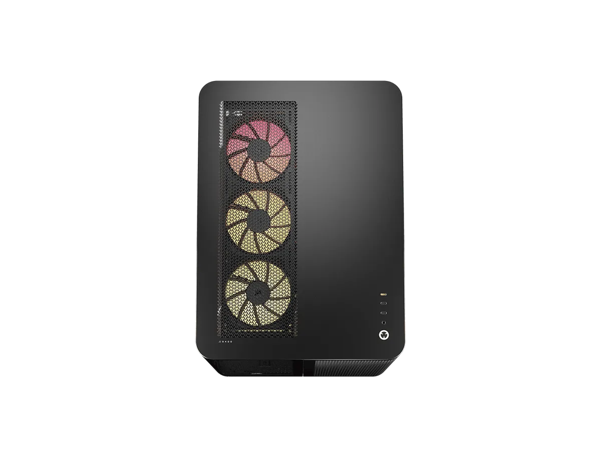 Corsair Air 5400 LX-R RGB Link Noir - MT/Sans Alim/E-ATX, vue 8