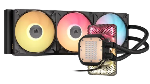 Corsair iCUE LINK TITAN II 360 RX LCD - 360mm - Noir, vue 3