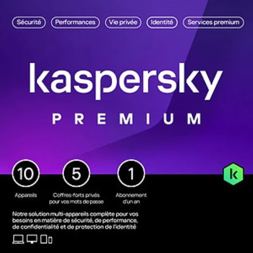 Kaspersky Antivirus Premium Boîte Mini - 1 An / 10 PC, vue 1