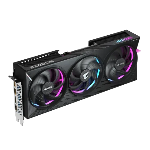 Gigabyte AORUS Radeon RX 9070 XT ELITE 16G, vue 5