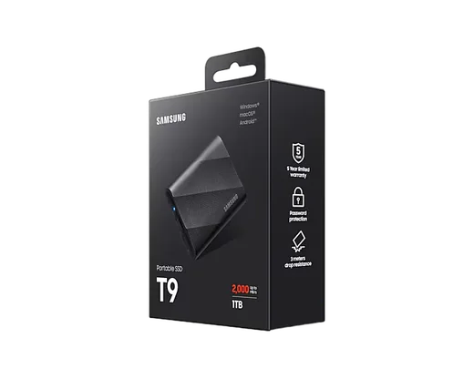 Samsung T9 1To, vue 7