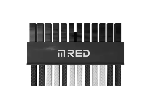 M.RED Kit extension 7 Câbles tressés Ultimate - Blanc Noir, vue 2