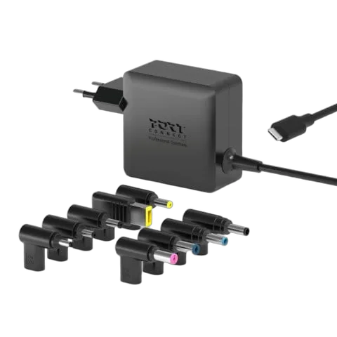 Port Alimentation secteur GaN 65W universelle - 9 embouts