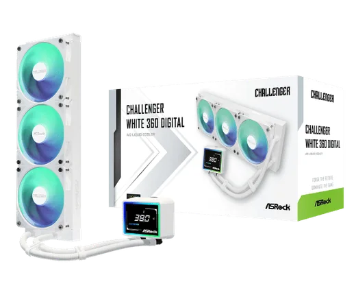 ASRock Challenger 360 DIGITAL - 360mm - Blanc