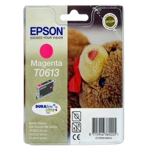 Epson Cartouche d'encre T0613 Magenta D88, vue 1
