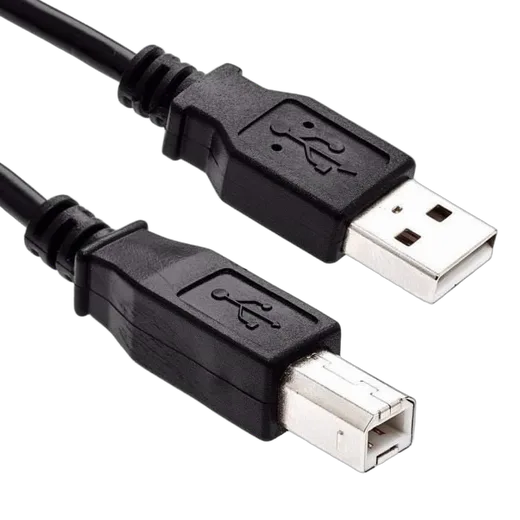 Cable imprimante USB 2.0 AB M/M - 0.6M, vue 1