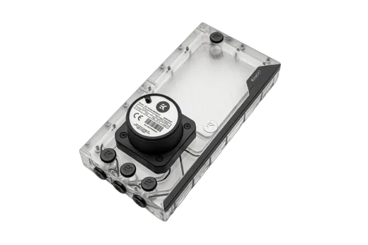 EK Water Blocks EK-Quantum Kinetic³ FLT 240 D5 PWM D-RGB - Plexi, vue 3