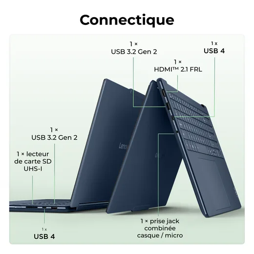 Lenovo Yoga 9 2-in-1 16N1X11 - 16" 2.8K OLED 120Hz RTX Spark N1X PRO 650 32Go 1To W11