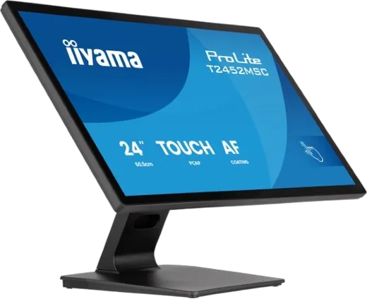 Iiyama Prolite T2452MSC-B2 - 24" FHD Tactile 120Hz IPS 5ms PCAP+, vue 3
