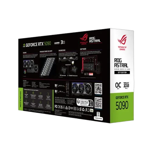 Asus ROG-ASTRAL-RTX5090-O32G-BTF-GAMING, vue 8
