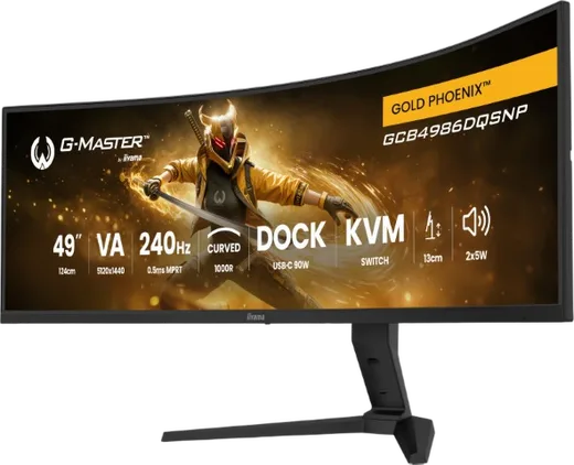 Iiyama G-Master GCB4986DQSNP-B1 - 49" CURVE DQHD 240Hz VA 0.5ms Adaptive Sync