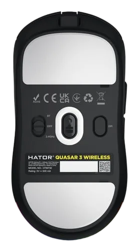 Hator Quasar 3 - Sans-Fil - Noir