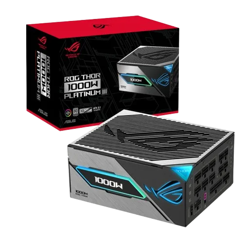 Asus ATX 1200W - 80+ Platinum - ROG THOR 1200P3 Gaming