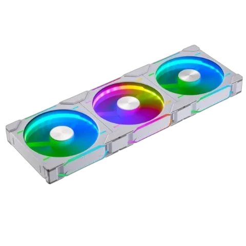 Phanteks D30 PWM Regular Airflow D-RGB - Pack 3x140mm - Blanc, vue 1